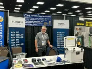 CWI staff at tradeshow booth